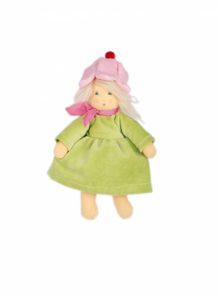 Anziehpuppe Blümchen