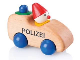 Polizeiwicht mit Hupe