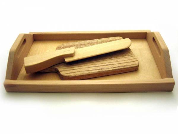 Tablettset aus Holz
